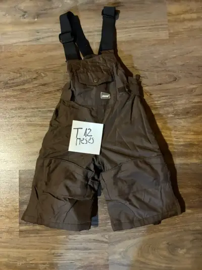 Pantalón de nieve marrón para niño talla 12 - miniatura 1
