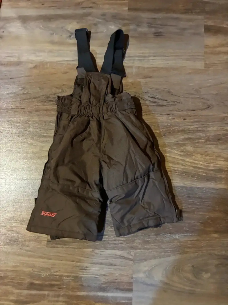 Pantalón de nieve marrón para niño talla 12 - 2