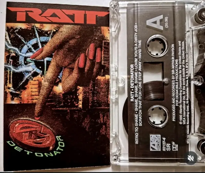 Cassette de música Ratt Detonator