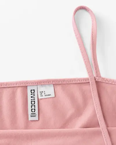 Top de tirantes rosa claro para mujer - miniatura 2