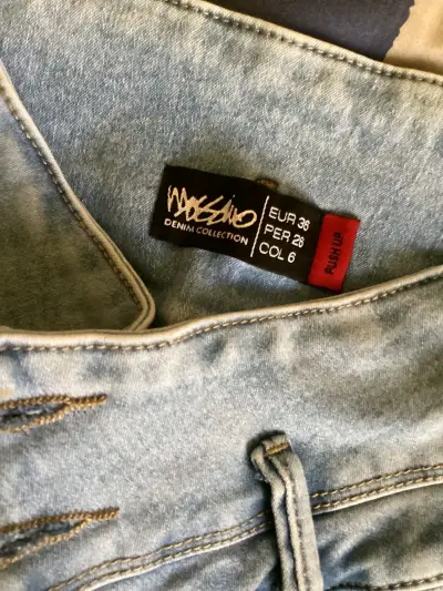 Jeans Massimo Dutti Denim Collection azul - miniatura 1
