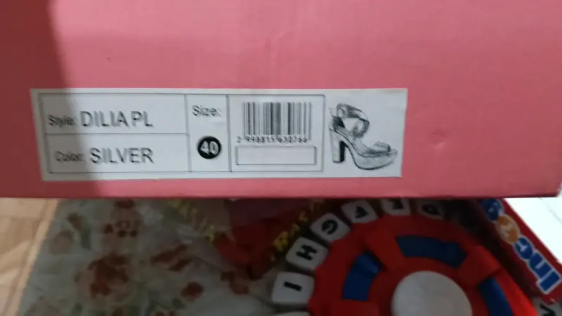 Zapatos de tacón Dilia PL plateados talla 40 - 1