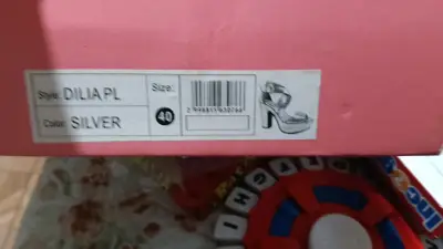 Zapatos de tacón Dilia PL plateados talla 40 - miniatura 1