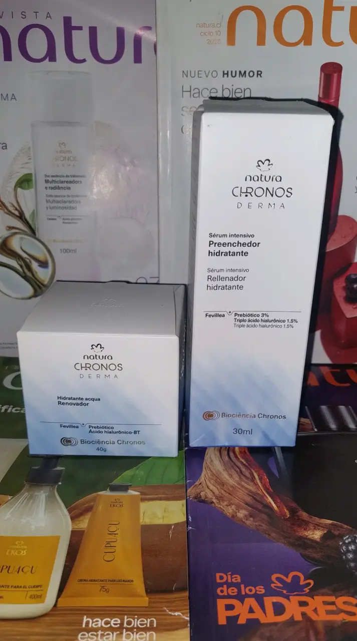 Set Natura Chronos Derma Sérum y Hidratante