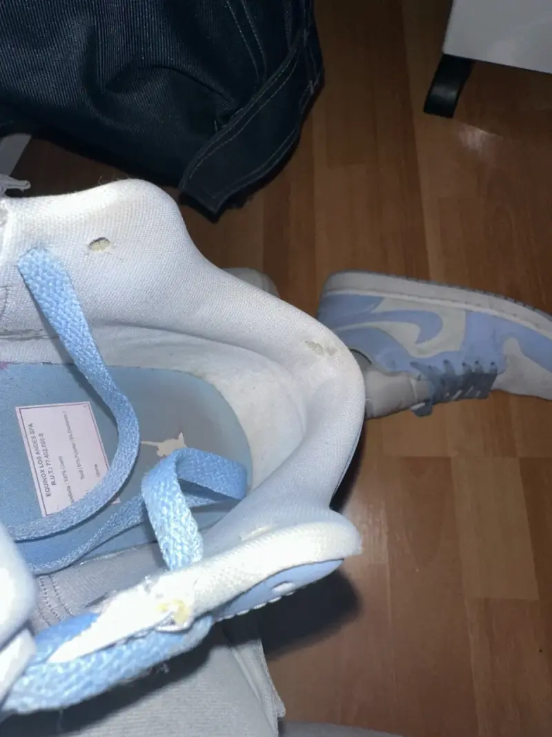 Zapatillas gris y celestes - 5