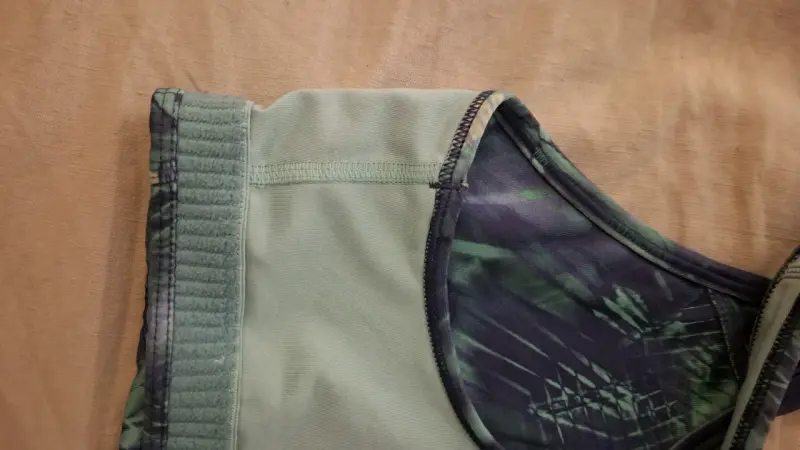 Top deportivo Nike verde con morado talla XS - 5