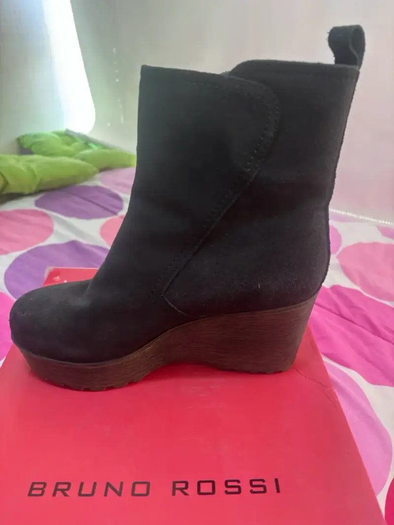 Botines de plataforma Bruno Rossi negros