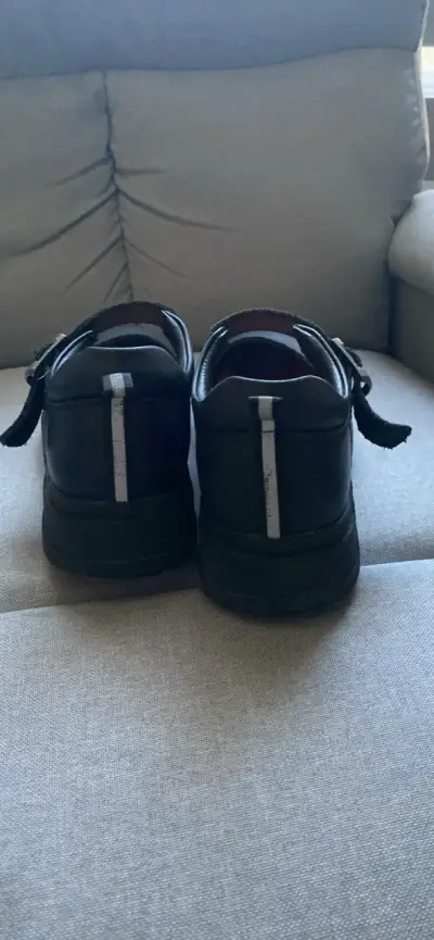 Zapatos escolares negros de cuero para niña - miniatura 3