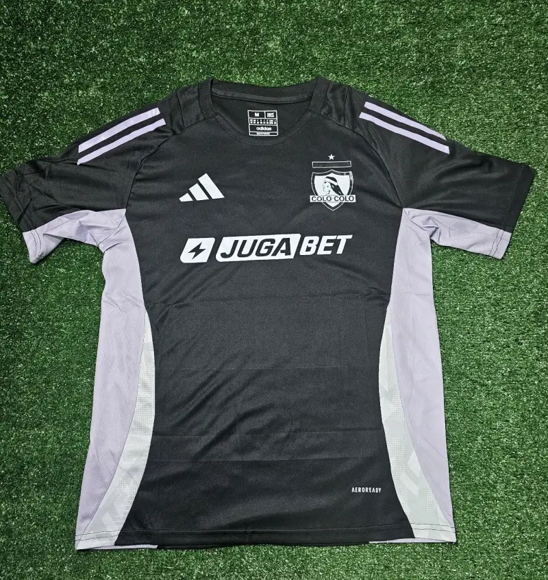 Camiseta Adidas Colo Colo negra y lila - 1
