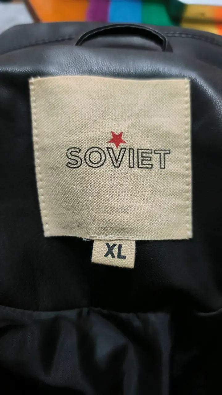Chaqueta Soviet negra talla XL - 4