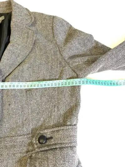 Blazer de lana gris Ann Taylor - miniatura 6
