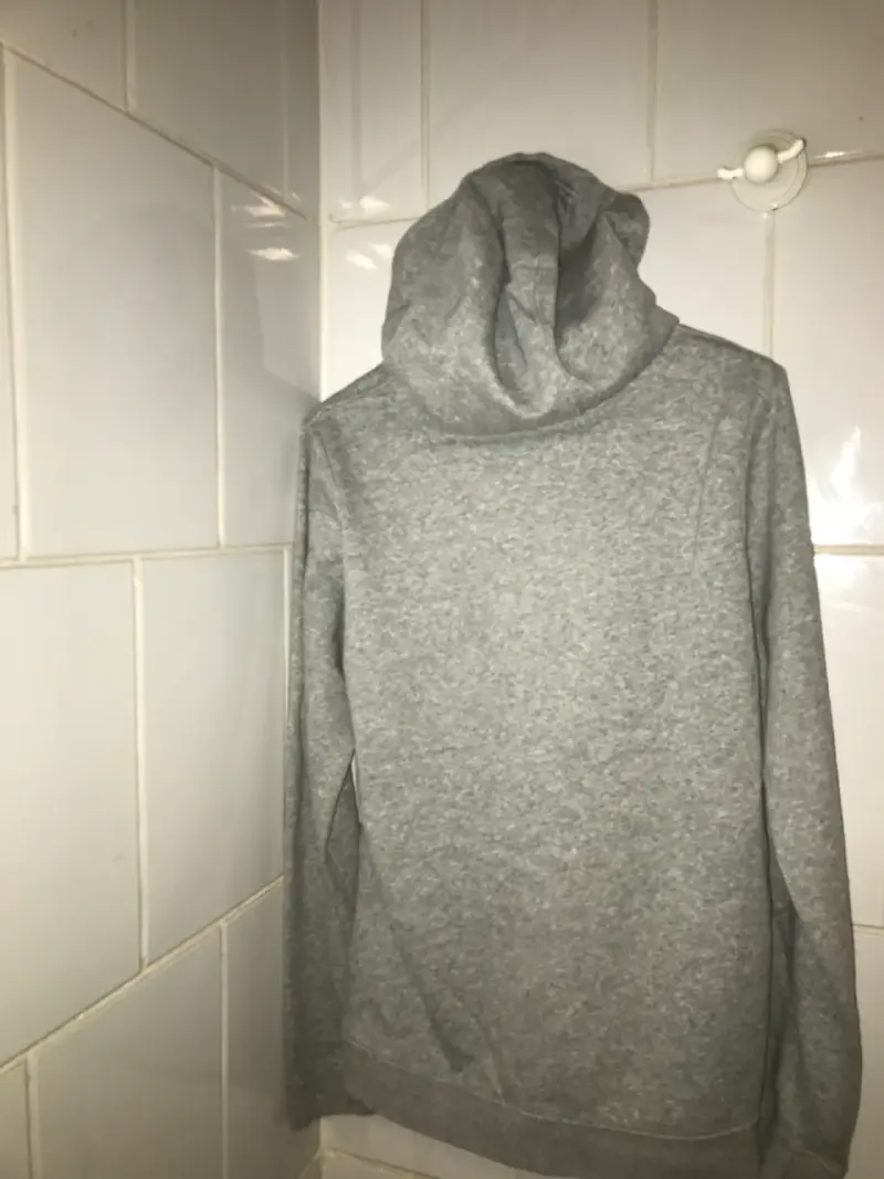 Polerón gris Nike con capucha - 2