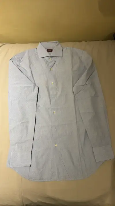 Camisa formal celeste de hombre marca Trial - miniatura 1