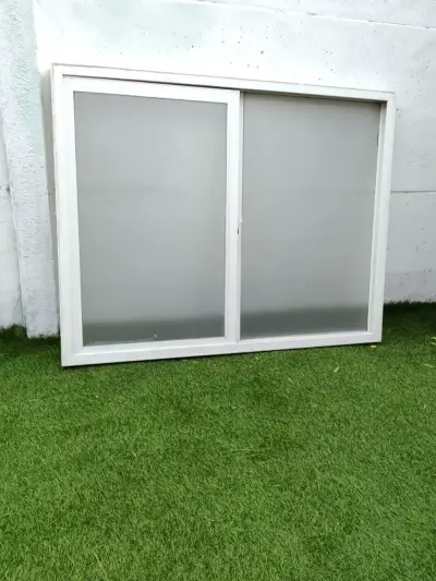 Ventana corredera de pvc blanco - miniatura 1