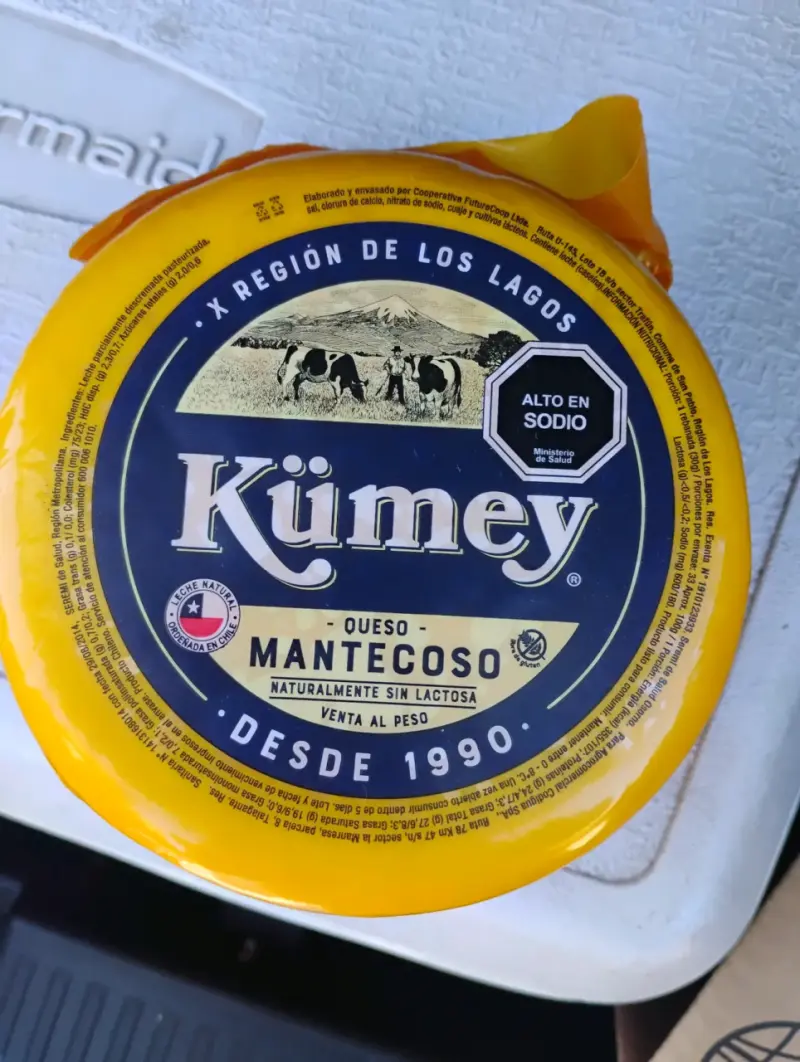 Queso Mantecoso Küme Región de Los Lagos