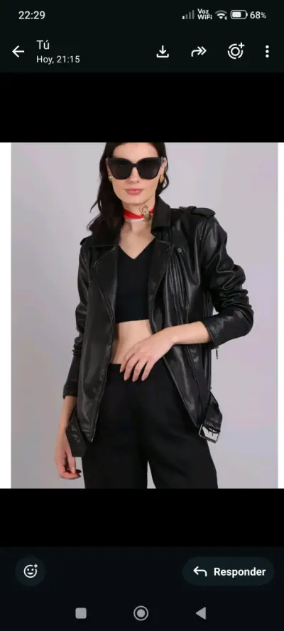 Chaqueta Soviet negra talla XL - miniatura 6