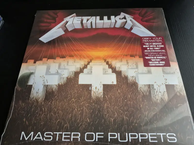 Vinilo Metallica Master of Puppets remasterizado