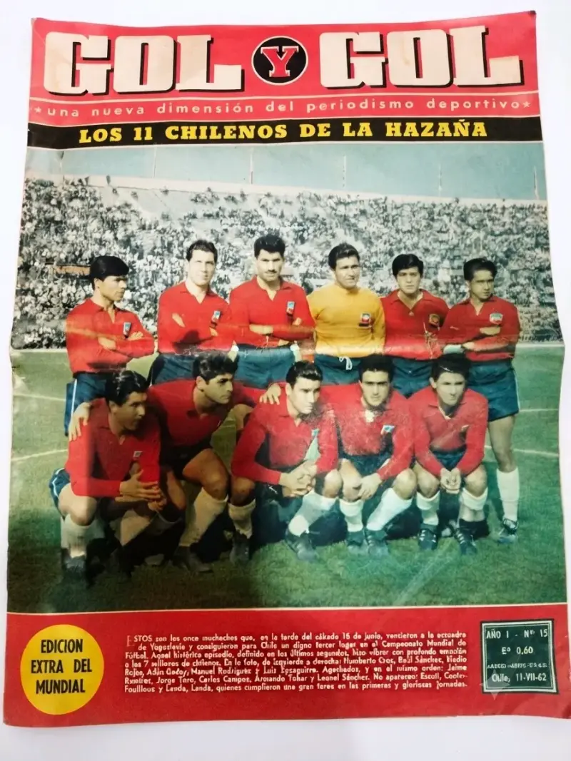 Revista Gol y Gol Edición Extra Mundial 1962 - 1