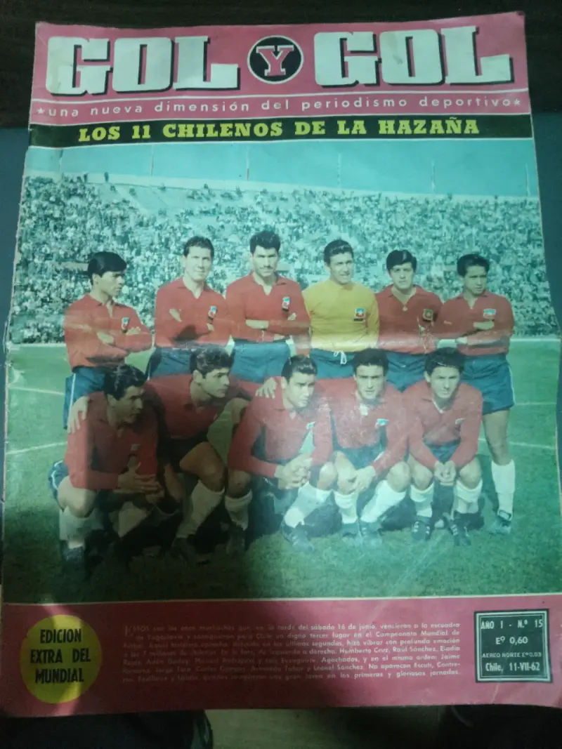 Revista Gol y Gol Edición Extra Mundial 1962 - 4