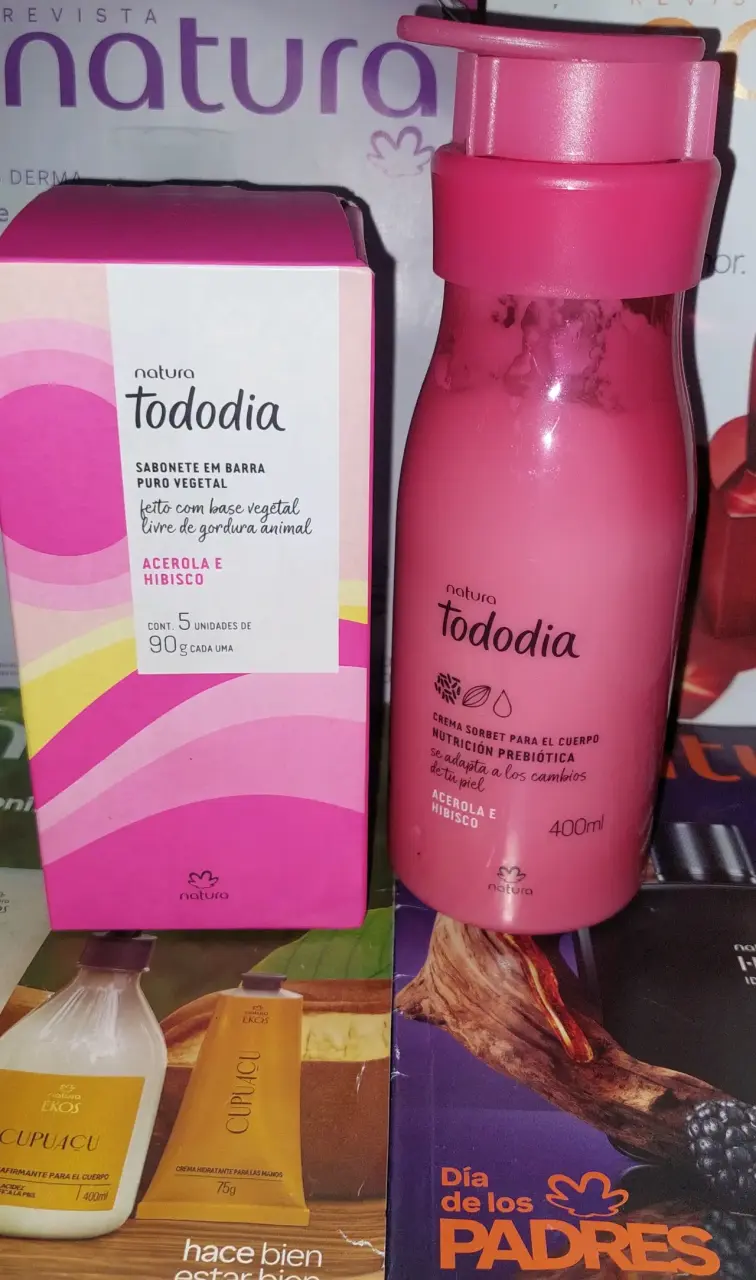 Set Natura Tododia Acerola e Hibisco