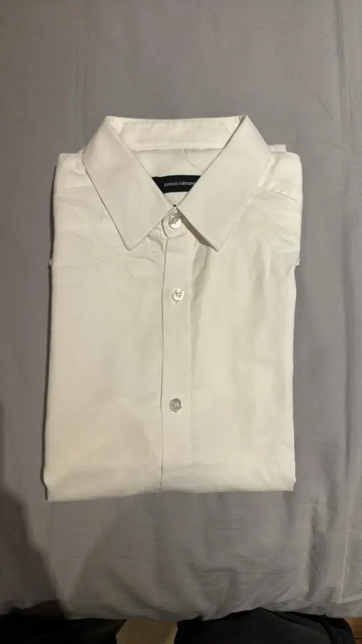 Camisa blanca marca Paco Rabanne para hombre - 3