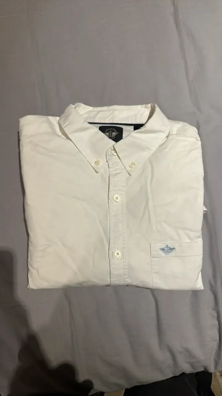 Camisa Dockers blanca de algodón - 1