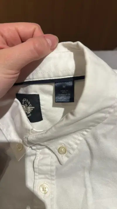 Camisa Dockers blanca de algodón - miniatura 4