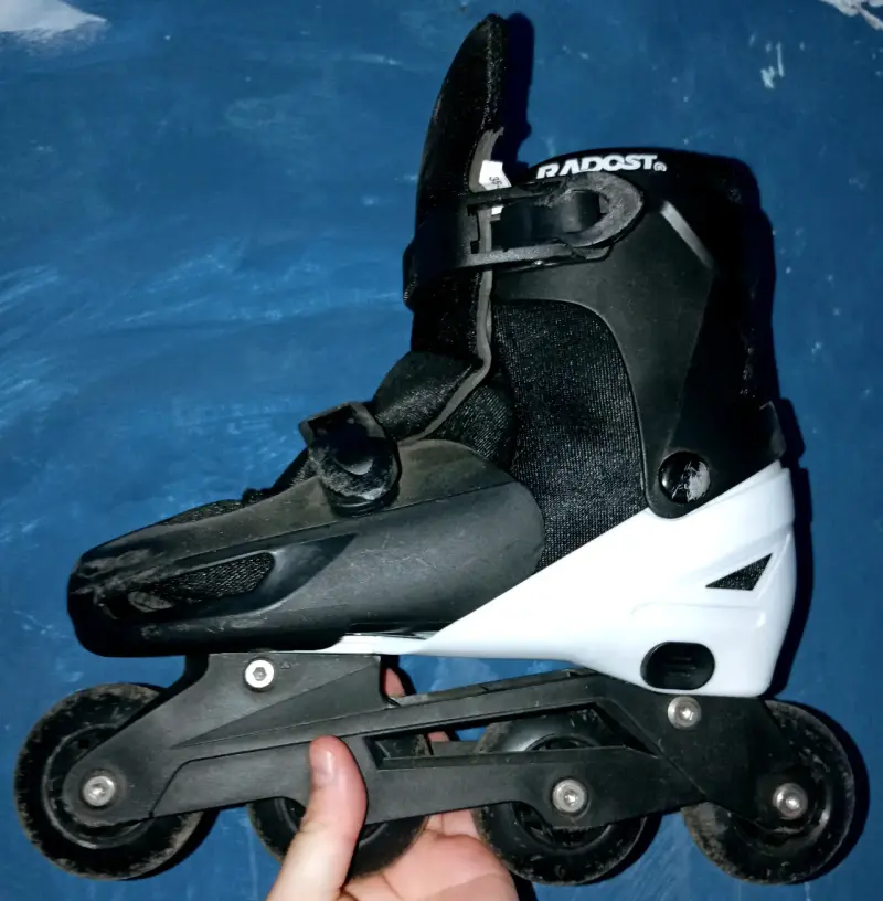 Patines en línea RADOST negros y blancos - 1