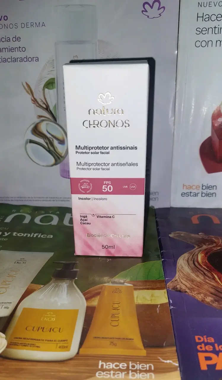 Multiprotector facial Natura Chronos FPS 50