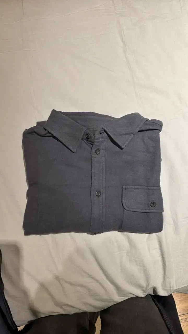 Camisa gris de manga larga Froens para hombre - 3