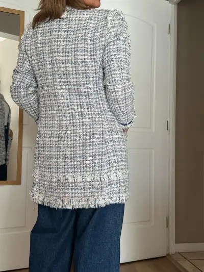 Chaqueta de tweed ,estilo Chanel, Zara - miniatura 2