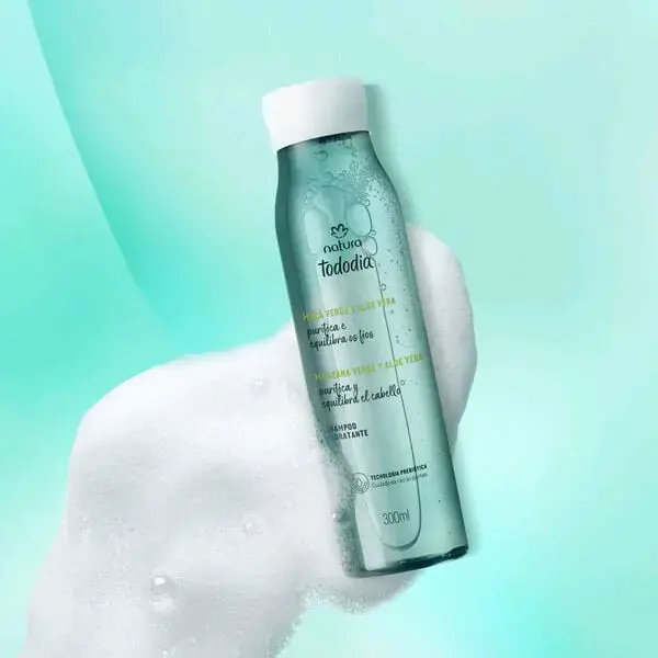 Shampoo Natura Tododia Manzana verde y aloe vera