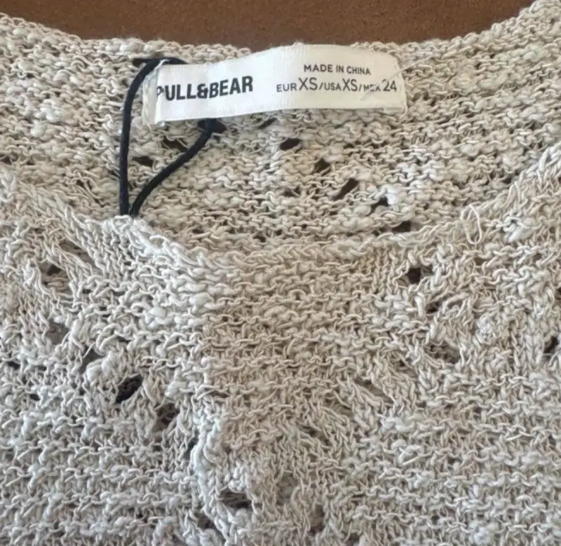 Top tejido beige Pull&Bear - 2