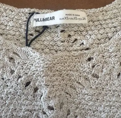 Top tejido beige Pull&Bear - miniatura 2