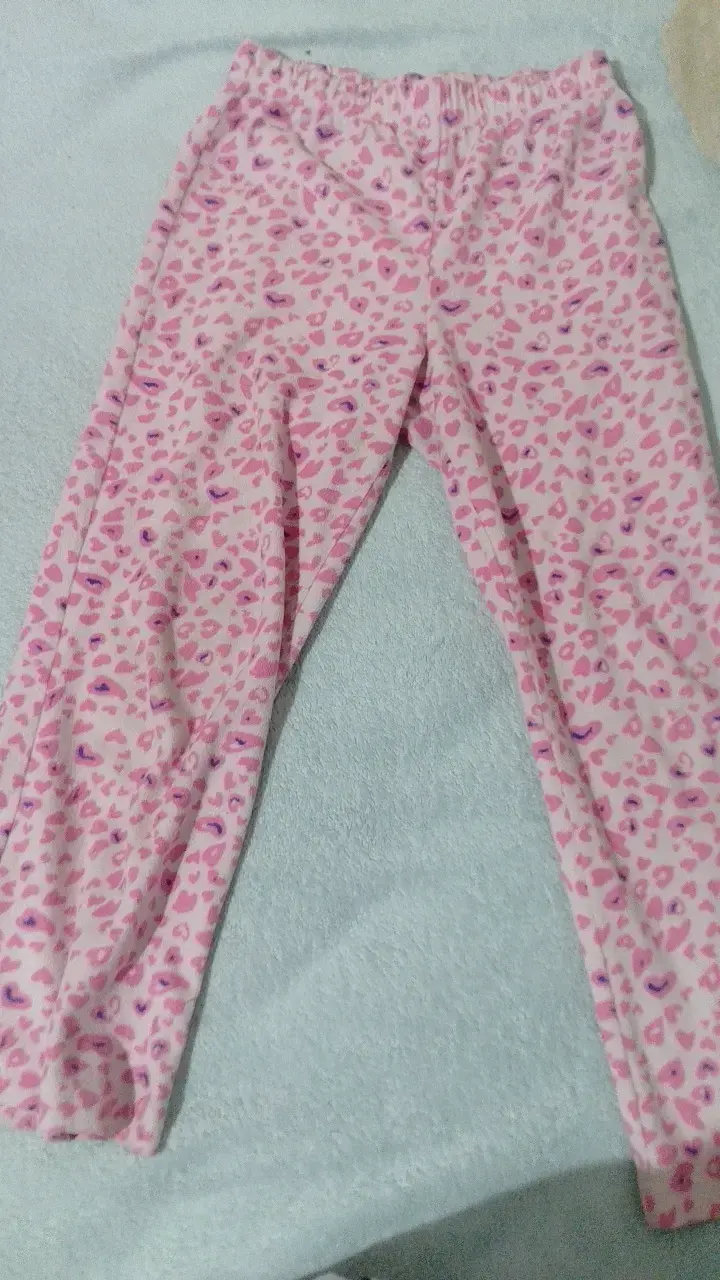 Pantalones de pijama rosados - 1