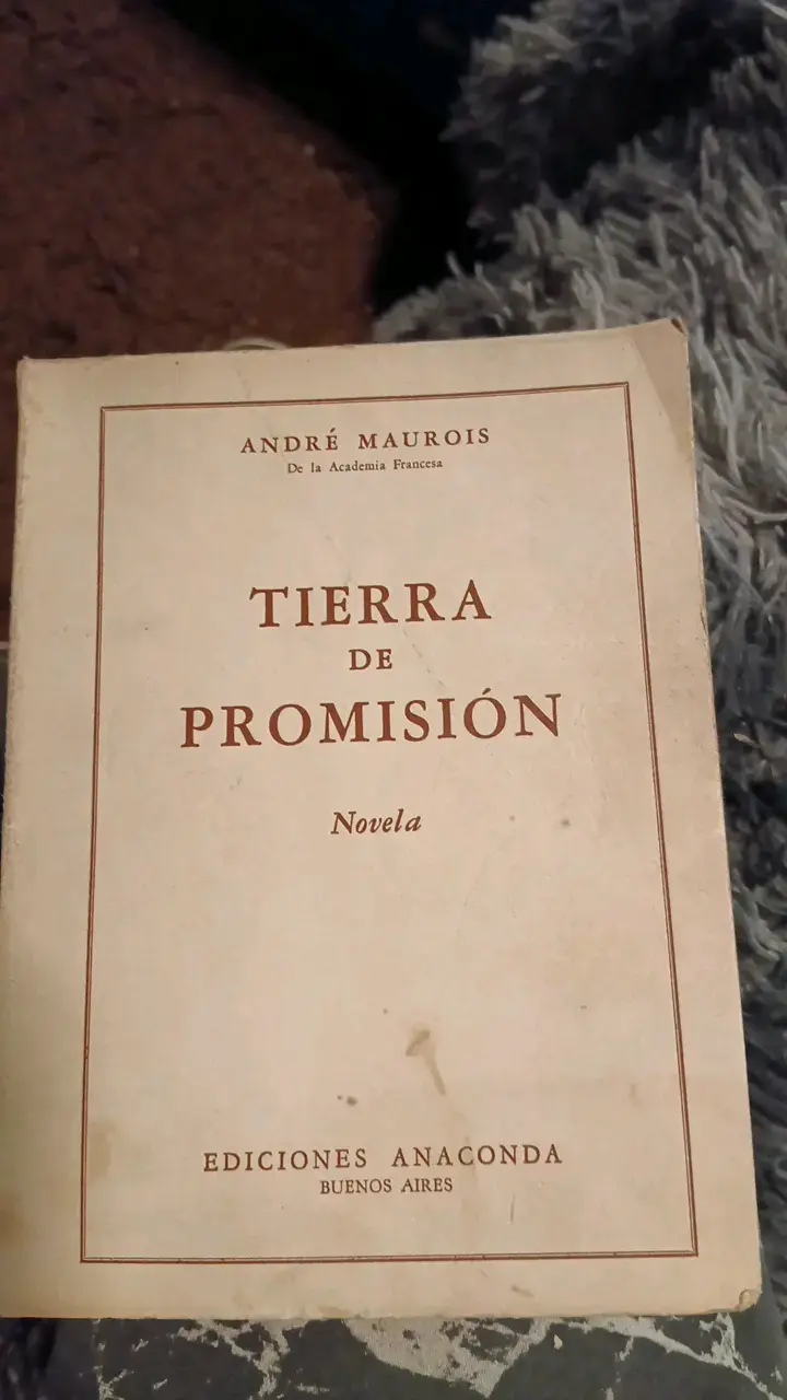 Libro 'Tierra de Promisión' de André Maurois