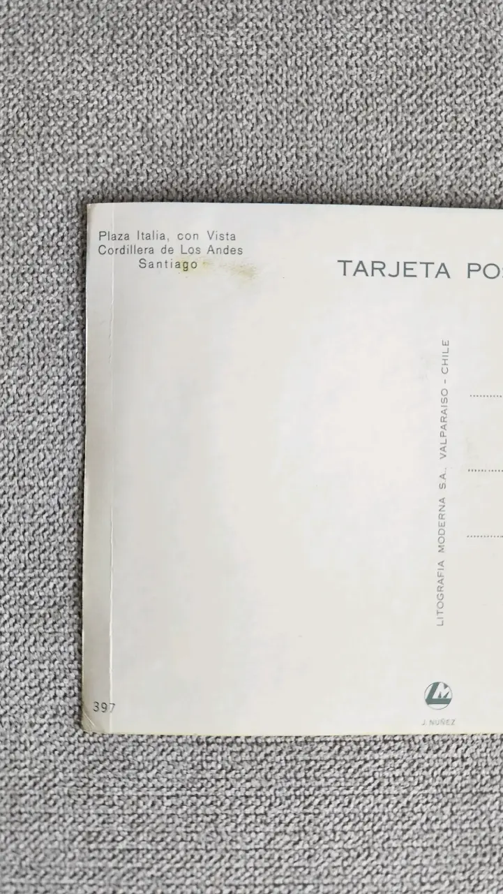 Postal vintage de Santiago de Chile - 2