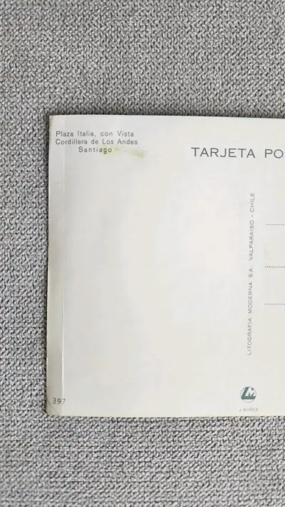 Postal vintage de Santiago de Chile - miniatura 2