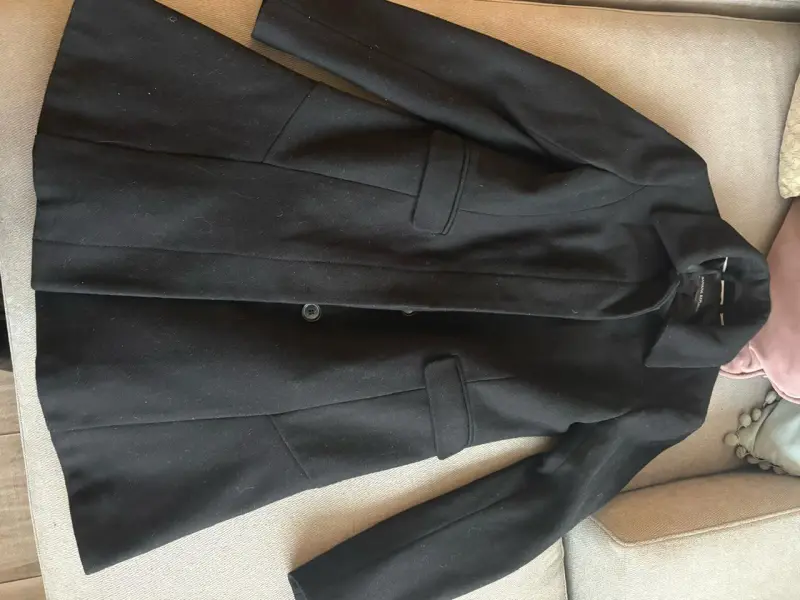 Abrigo negro elegante para mujer Banana Republic - 1