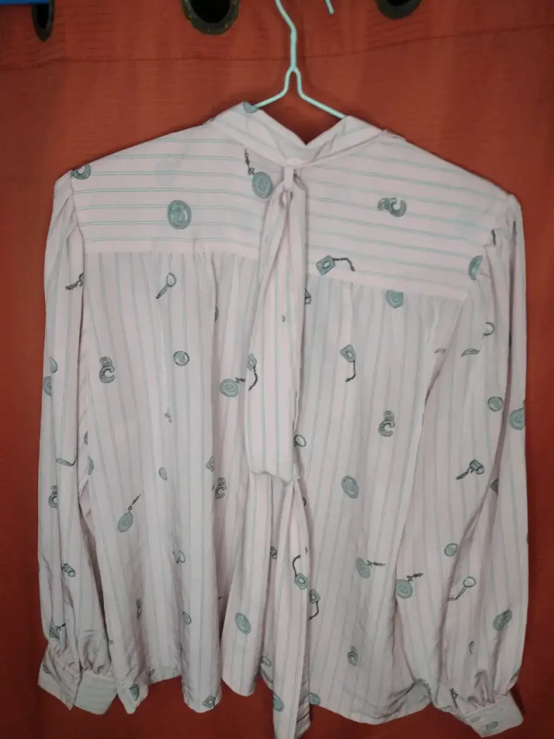 Blusa Chaus rosa con estampado vintage - 3