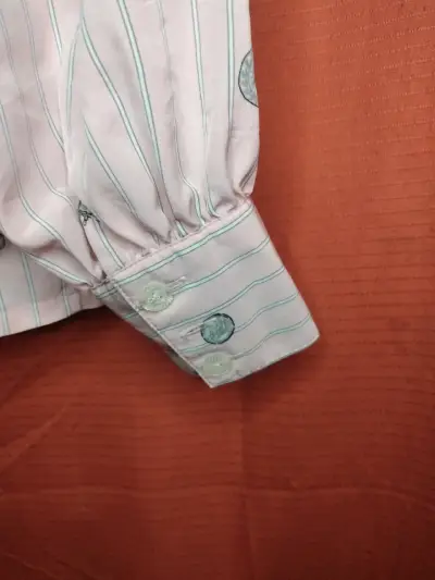 Blusa Chaus rosa con estampado vintage - miniatura 5