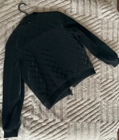 Chaqueta bomber negra acolchada mujer JJO - miniatura 2