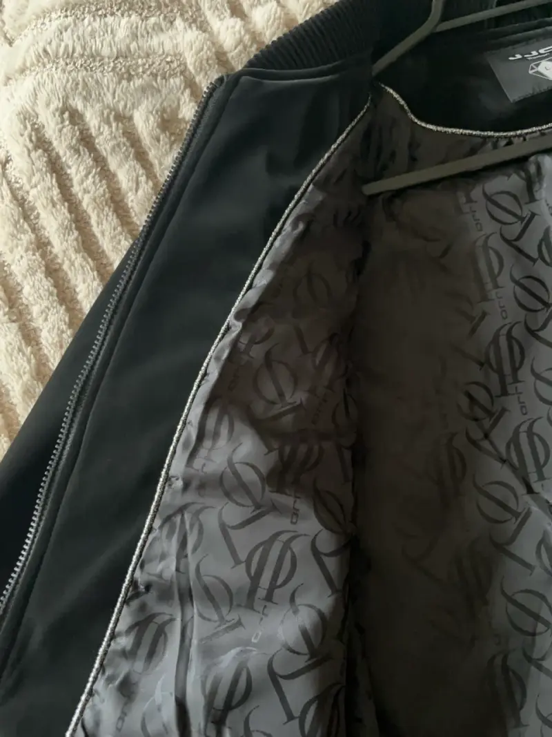 Chaqueta bomber negra acolchada mujer JJO - 3