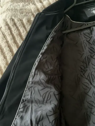 Chaqueta bomber negra acolchada mujer JJO - miniatura 3