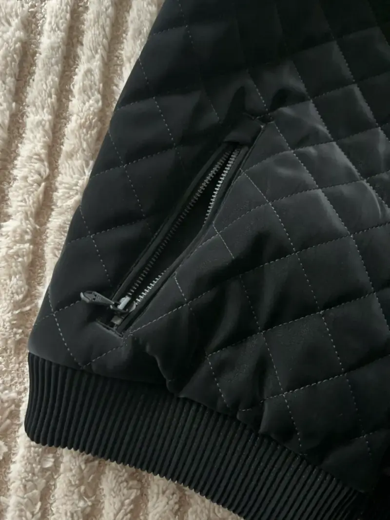 Chaqueta bomber negra acolchada mujer JJO - 4