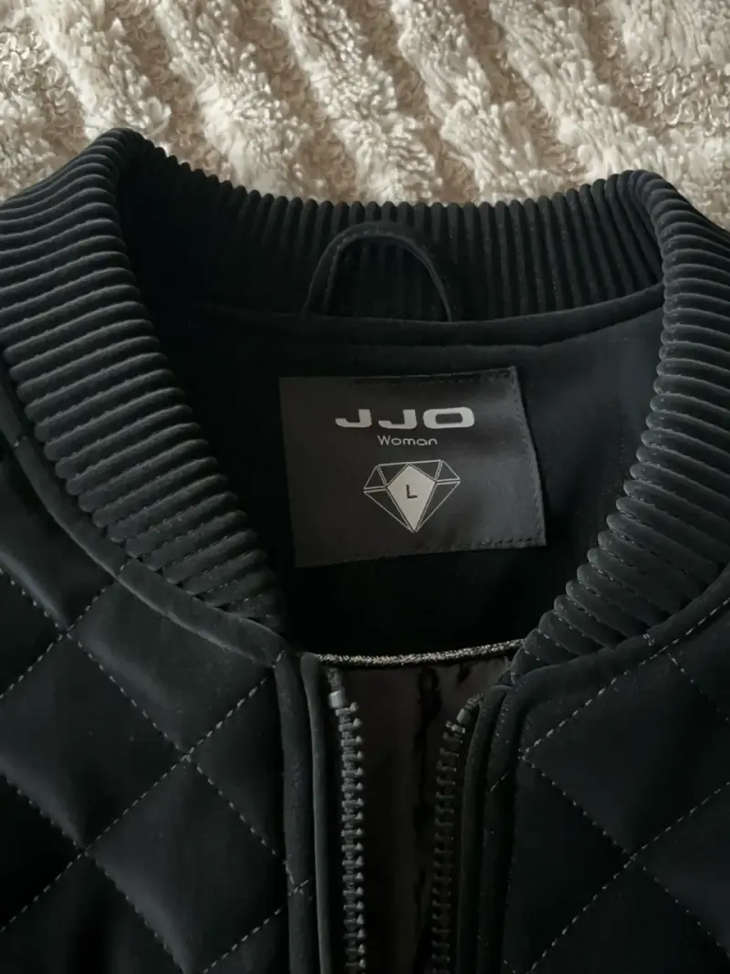 Chaqueta bomber negra acolchada mujer JJO - 6
