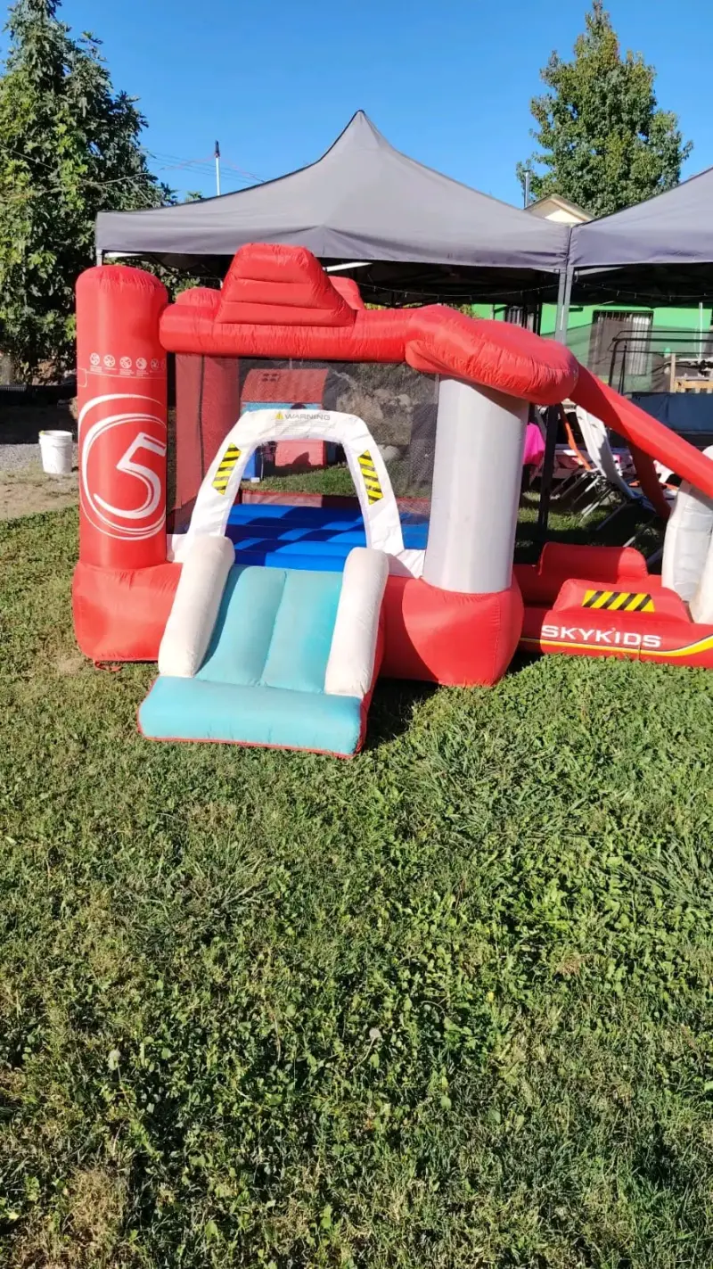 Juego inflable avión para niños - 4