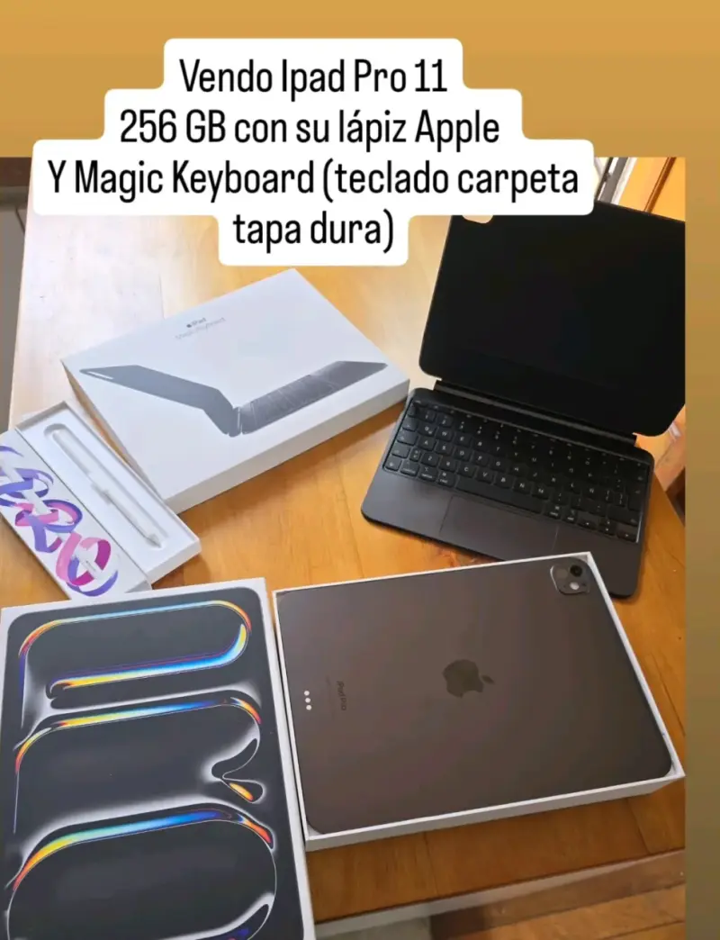 iPad Pro 11 256GB con Magic Keyboard y lápiz Apple