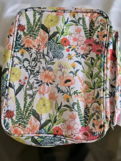 Mochila floral con diseño de letras - miniatura 5
