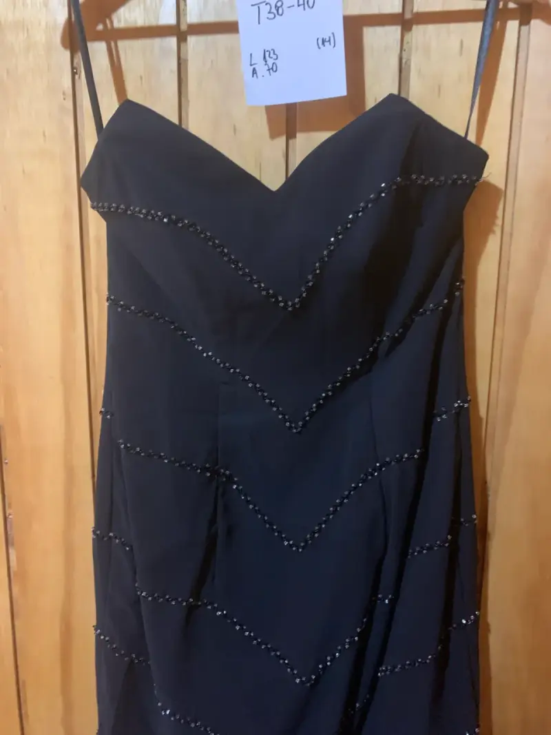 Vestido negro talla 38-40 - 2